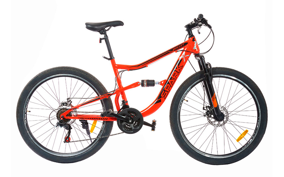Велосипед SPARK BULLET 27,5" размер М 2021 красный